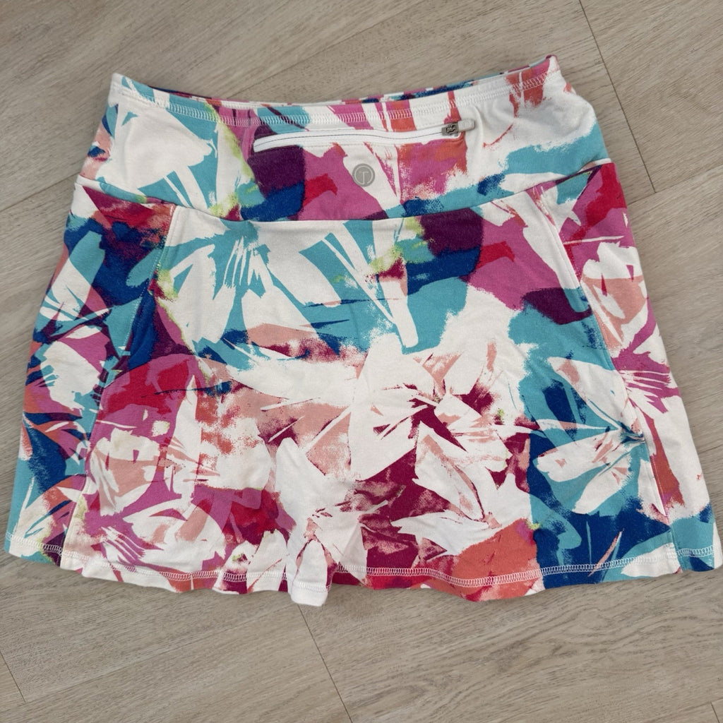 Talbots XS Shorts Bundle Lot 3 Tropical Pull On Summer Casual Linen