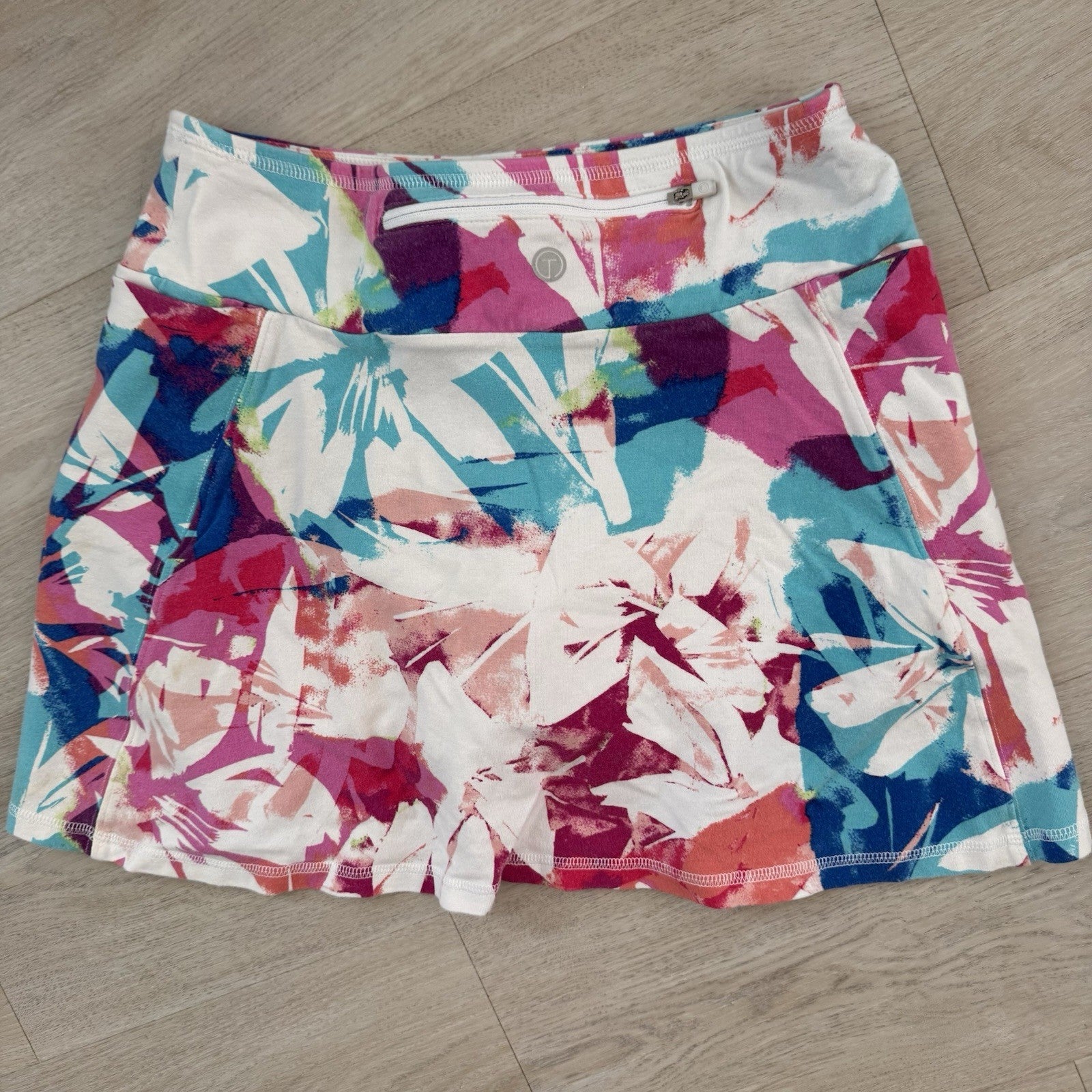 Talbots XS Shorts Bundle Lot 3 Tropical Pull On Summer Casual Linen