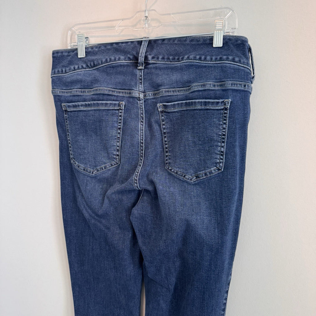 Torrid Womens 14R Blue Denim Jeggings High Rise 3-Button Fly Stretch Skinny