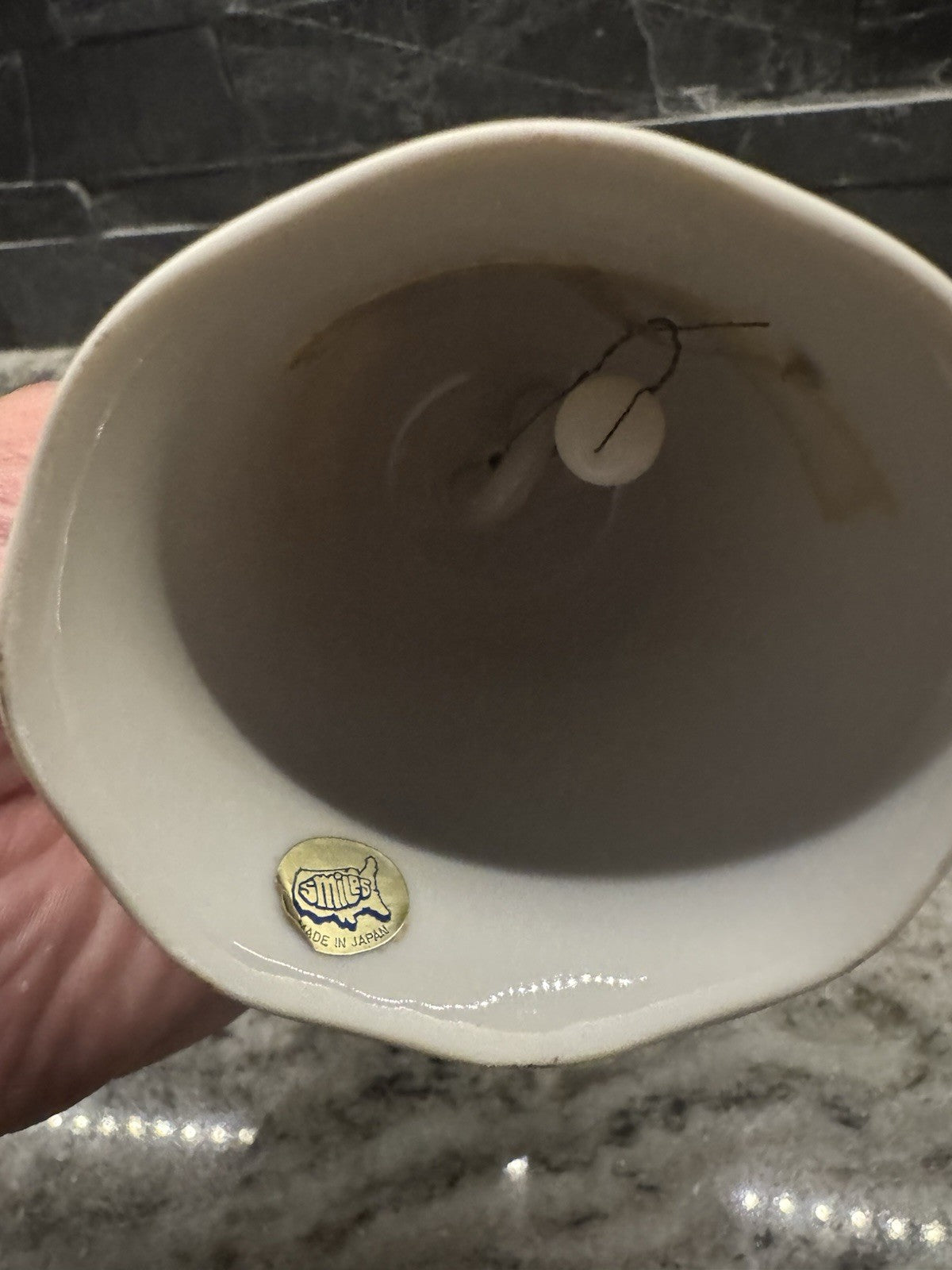 Vtge Ceramic Porcelain Bell New York City "The Big Apple" Made in Japan 5 1/2"