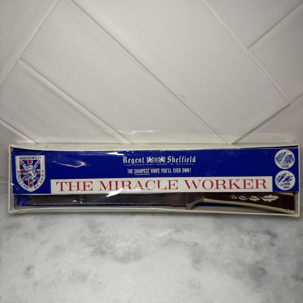 VTG ‘The Miracle Worker’ 12”Stainless Steel Knife by Regent Sheffield NIB