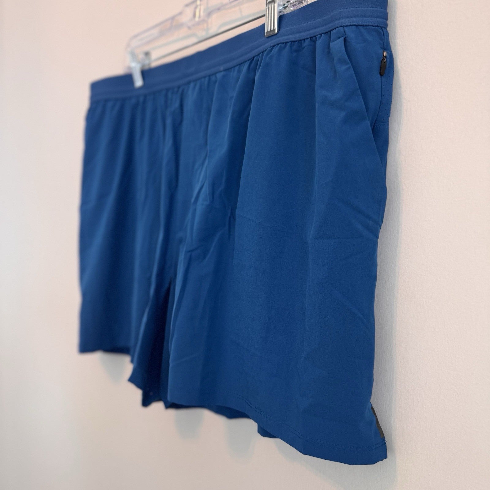 VRST Men's XXL 5" Accelerate Short Blue Tide NWT Lined Athletic Running 2XL 5in