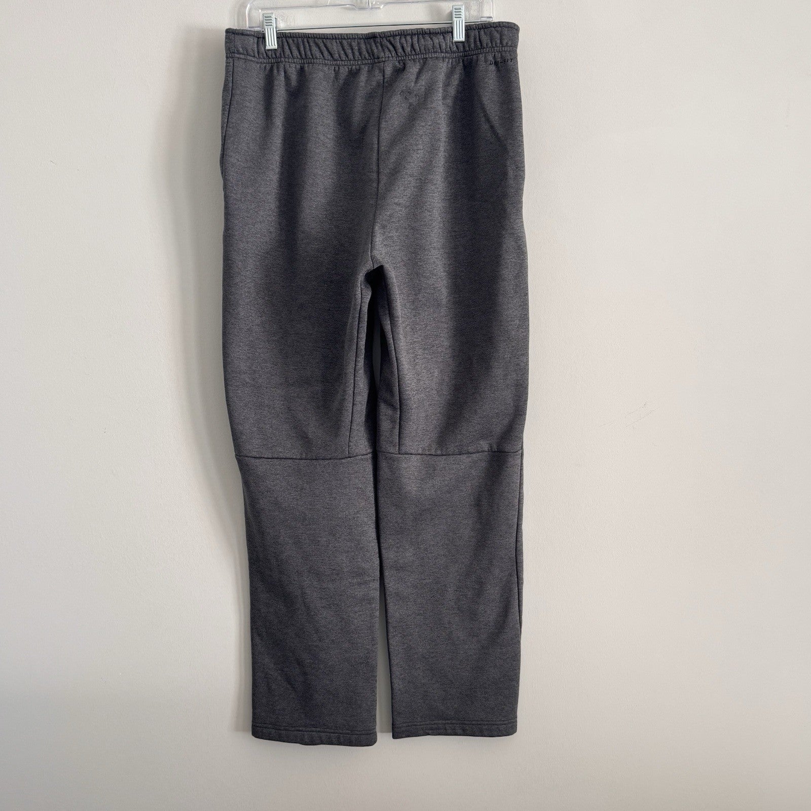 Nike Dri-Fit Men's Large Charcoal Grey Fleece Training Sweatpants
