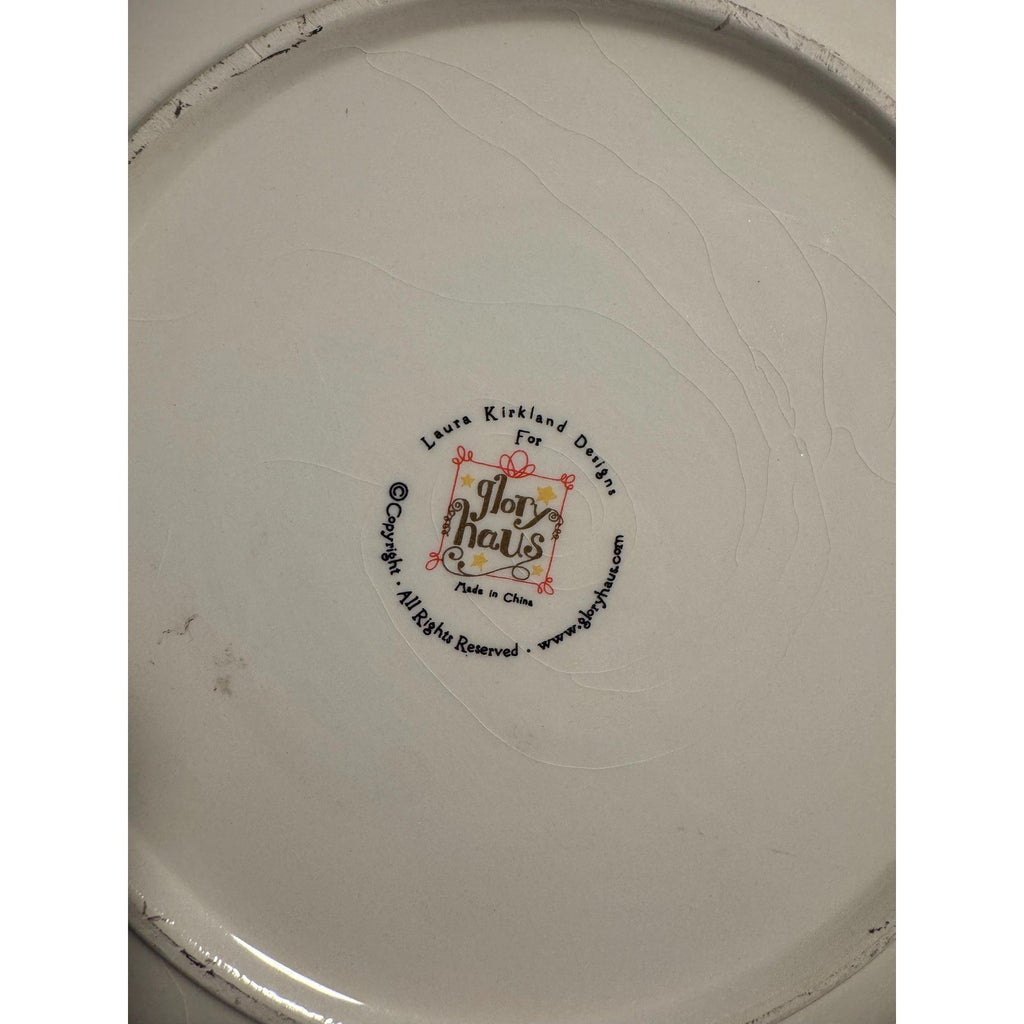 Glory Haus Wedding Plate Laura Kirkland Vintage Groom Wife Bride