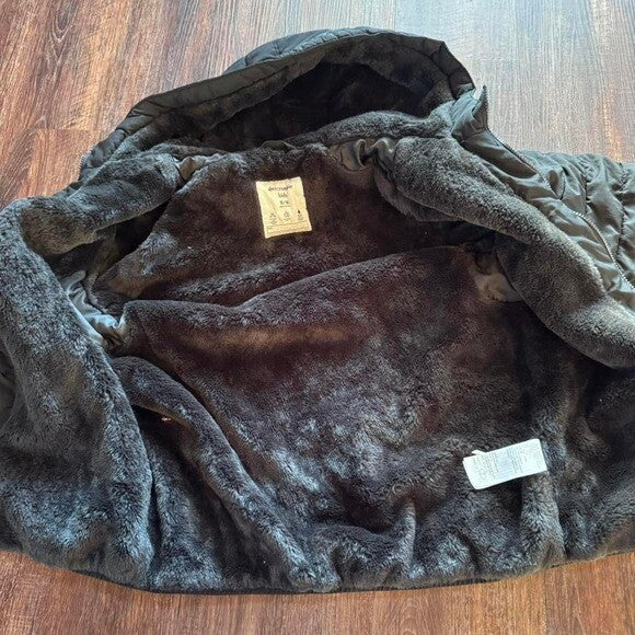 Abercrombie and Fitch Kids 15/16  Black puffer jacket with hood #winterjacket