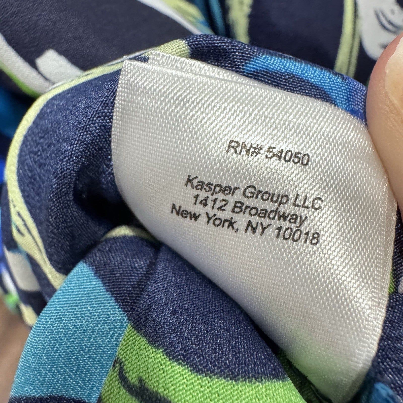 Pappagallo Boho Blouse Women’s Size L Colorful Circle Print Tie Neck 