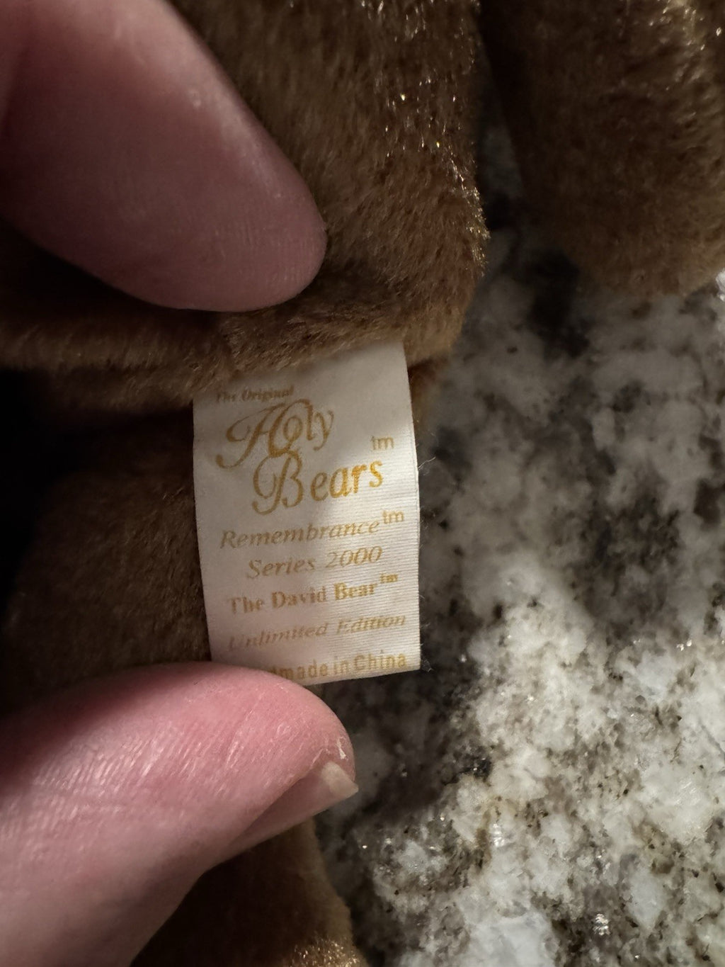 Excellent The Holy Bears Beanie Plush David Bear Samuel 17:37 Vintage