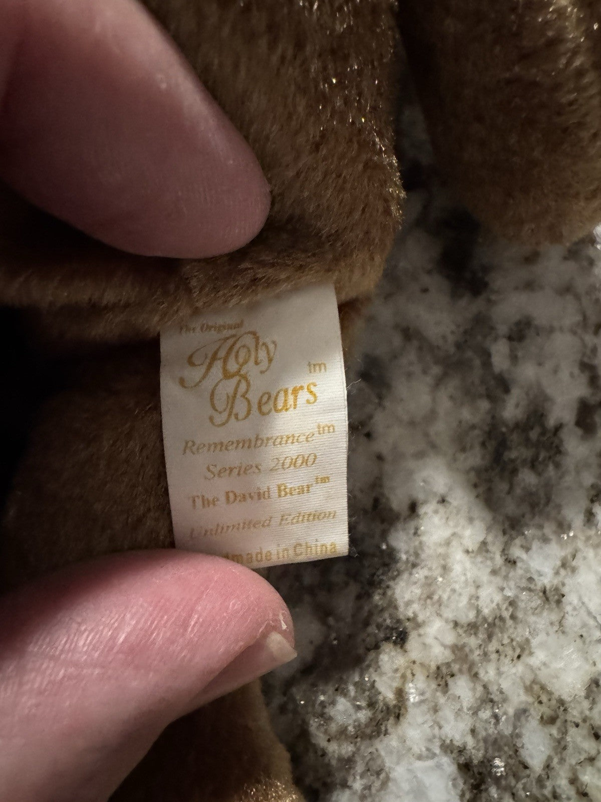 Excellent The Holy Bears Beanie Plush David Bear Samuel 17:37 Vintage