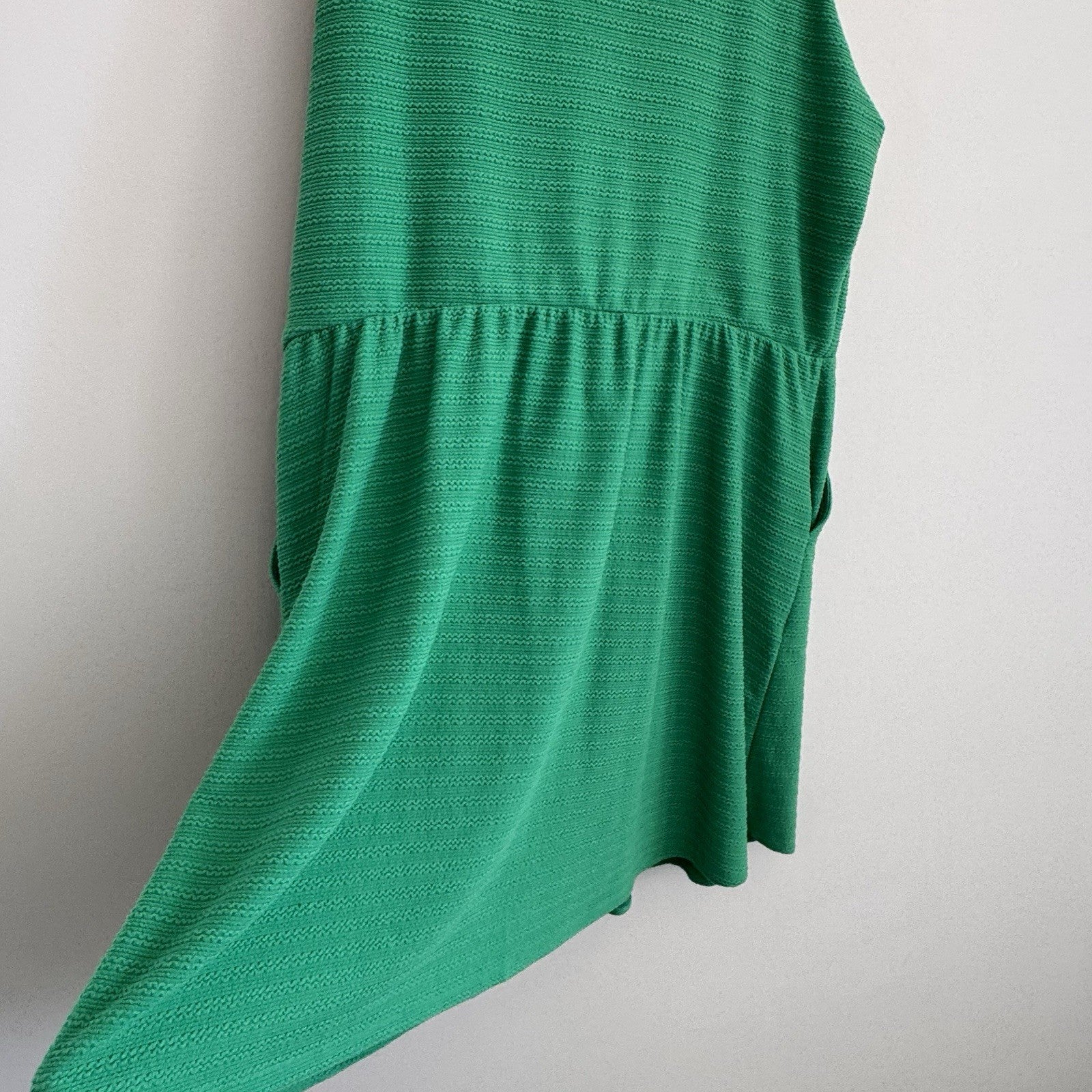 Draper James RSVP Green Sleeveless Knit Pleated Mini Dress XXL NWT