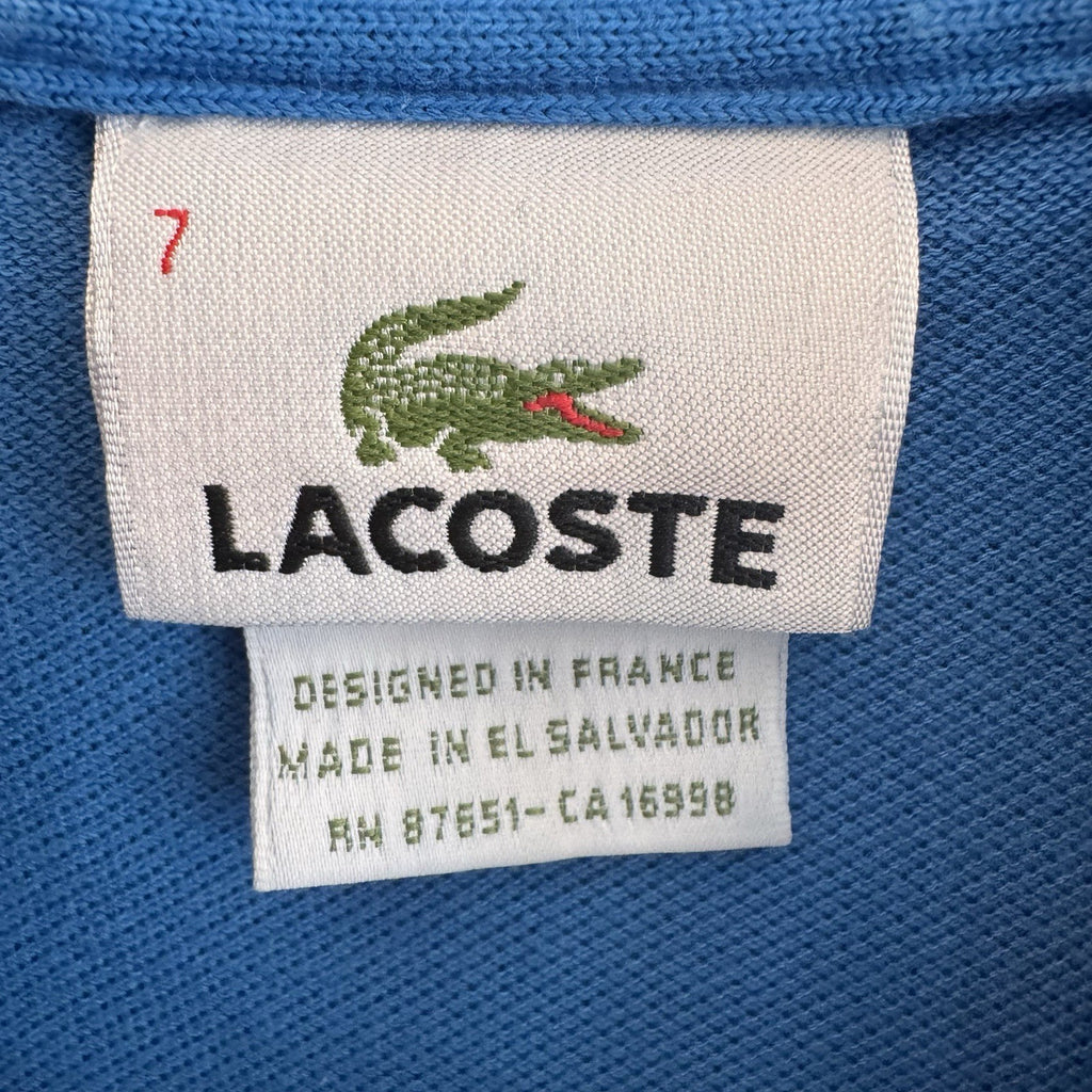 Lacoste Classic Pique Polo Shirt Men’s Size 7 Blue Short Sleeve XXL