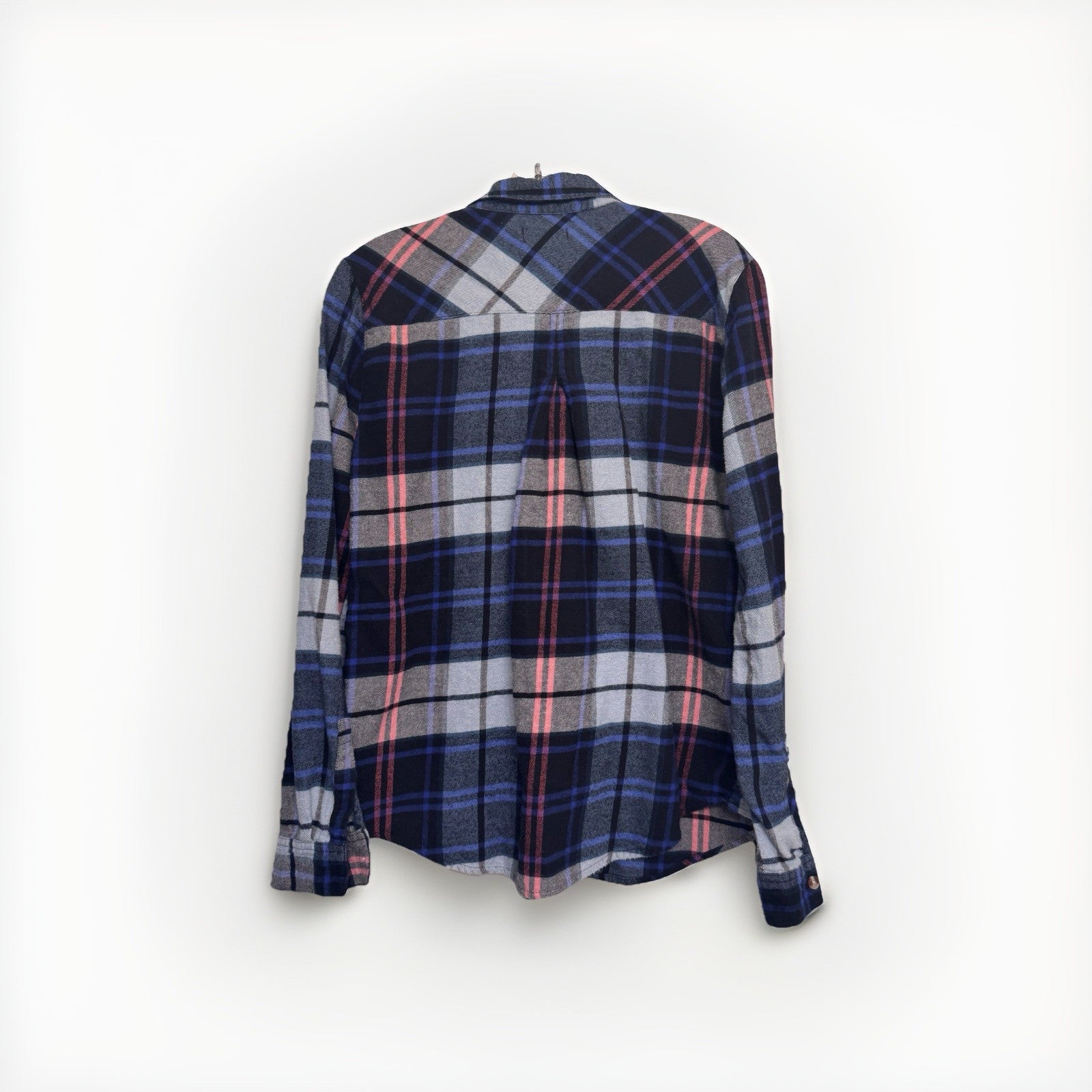 BDG Urban Outfitters Flannel Shirt Plaid Long Sleeve Button-Up Size M