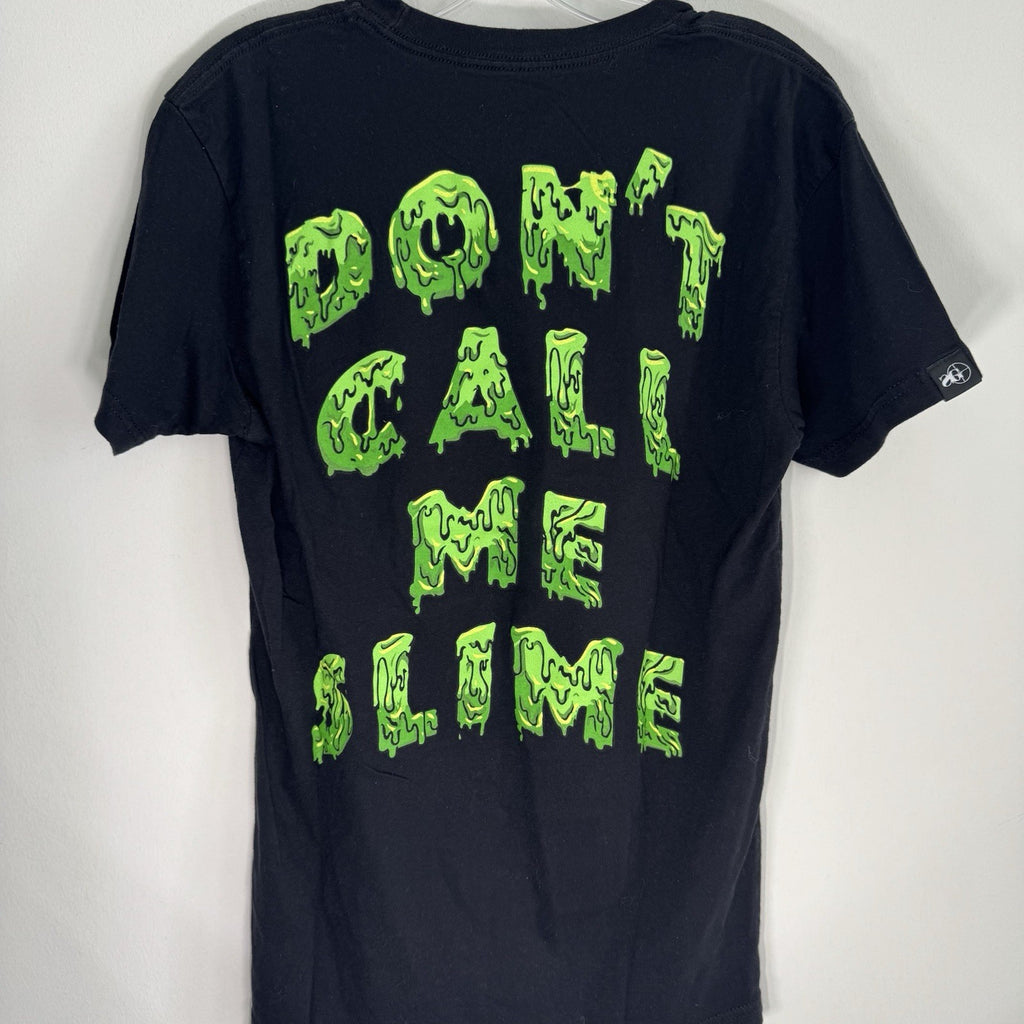 Sniper Gang Don’t Call Me Slime Bear Graphic T-Shirt Black Size Small Streetwear