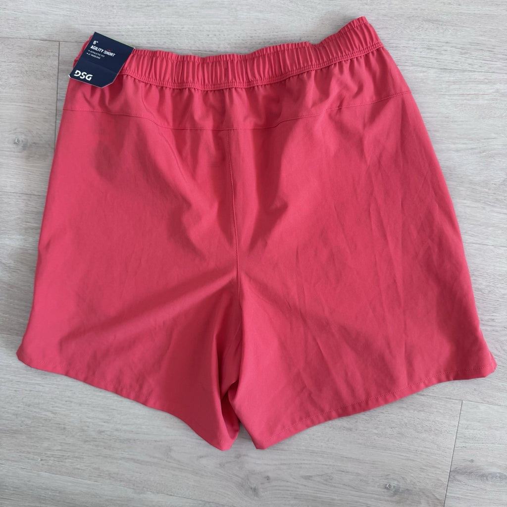DSG 6” Agility Woven Shorts Men S Red Sun Athletic NWT
