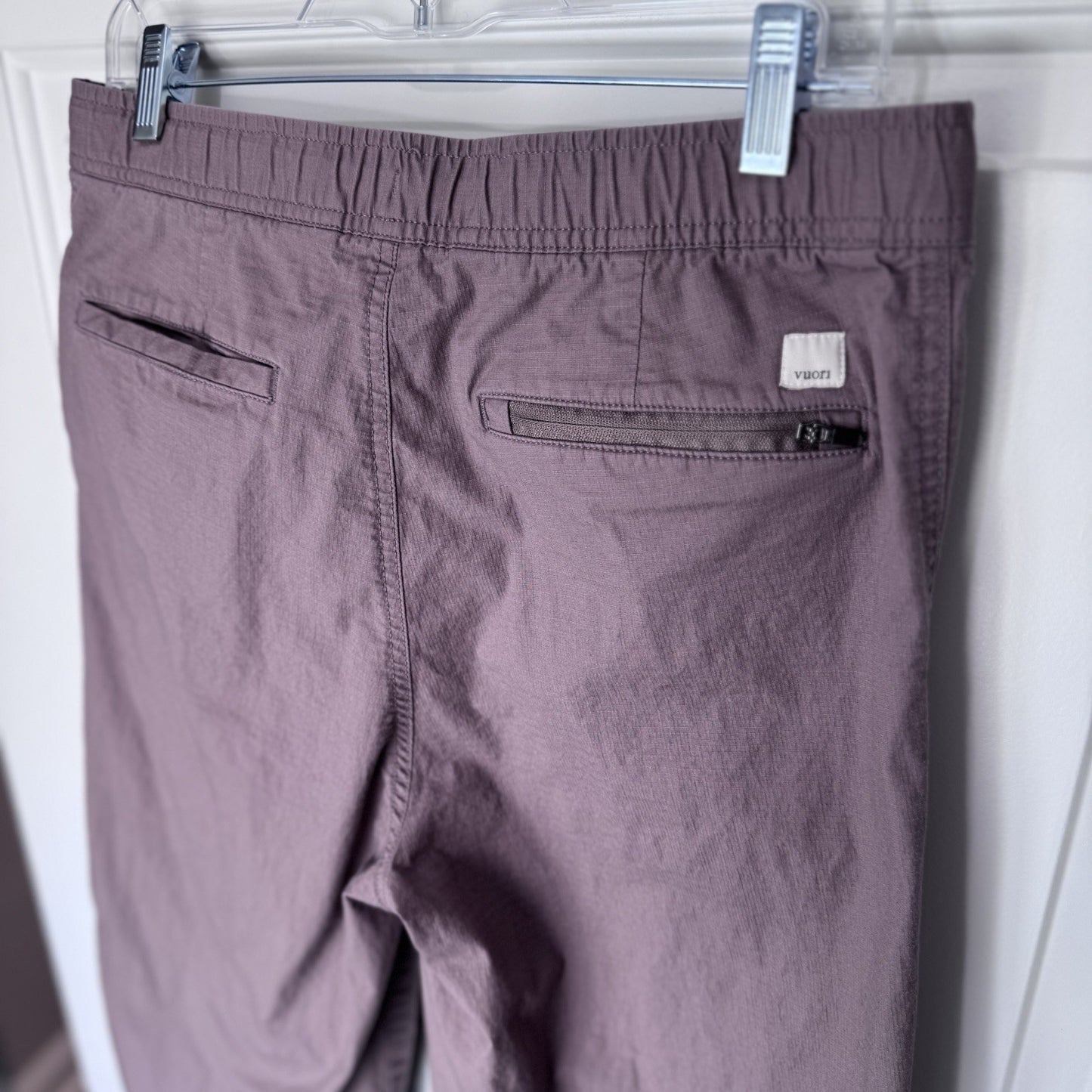 Vuori Ripstop Wide Leg Cropped Pants – Women’s Large – Organic Cotton Stretch