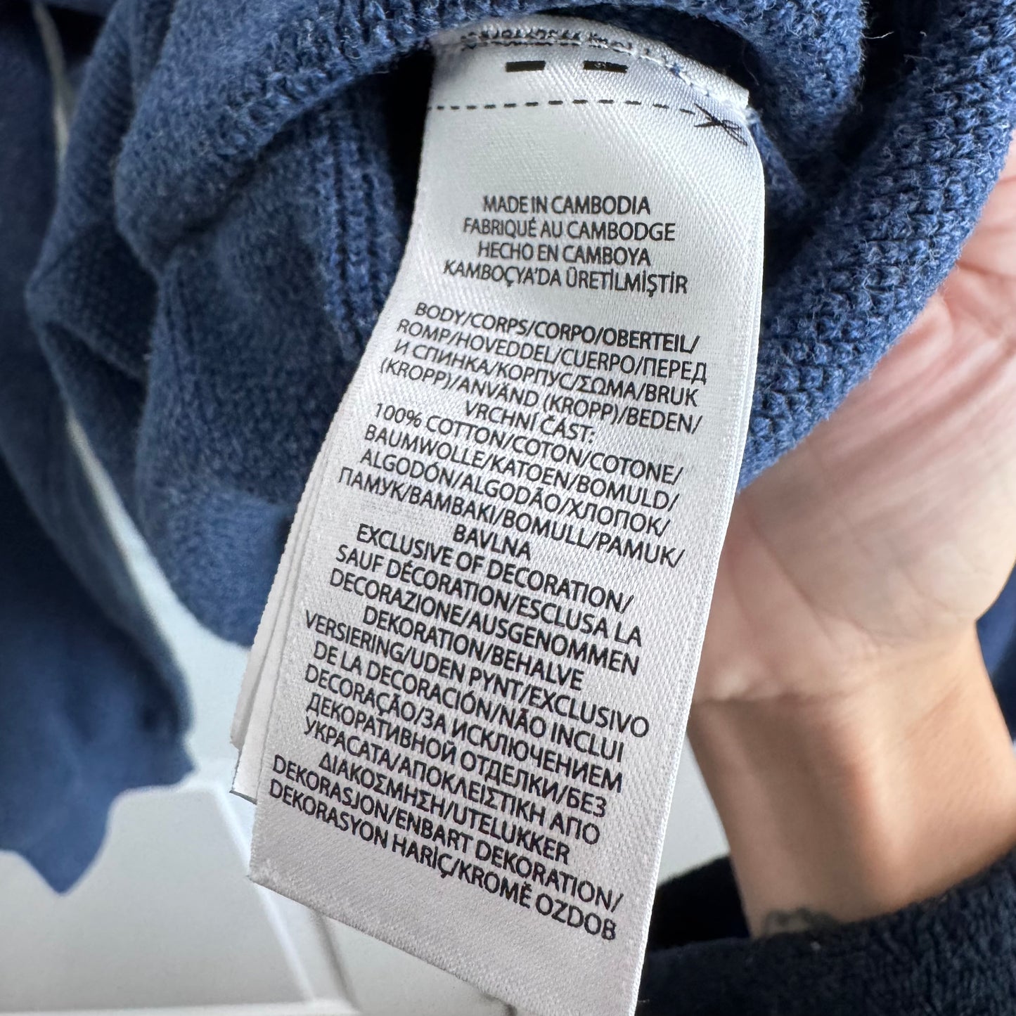 Polo Ralph Lauren Men’s Blue Pima Cotton Crewneck Sweater Size L | Red Pony Logo