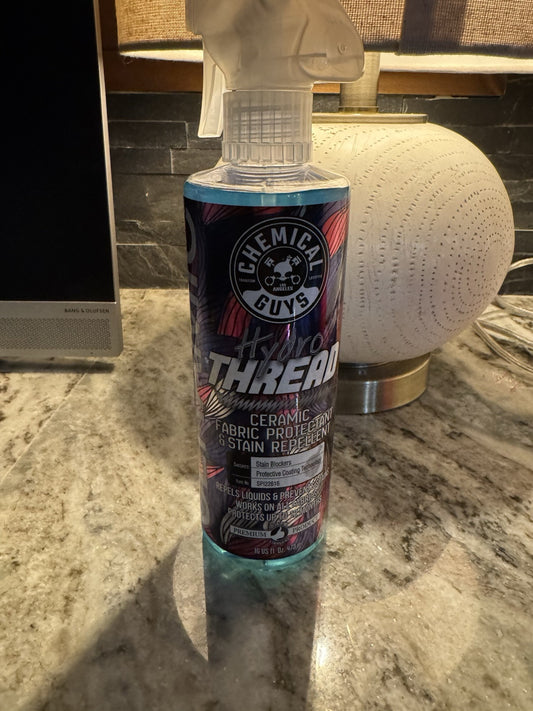 Chemical Guys Hydro Thread Ceramic Fabric Protectant & Stain Repellent 16oz