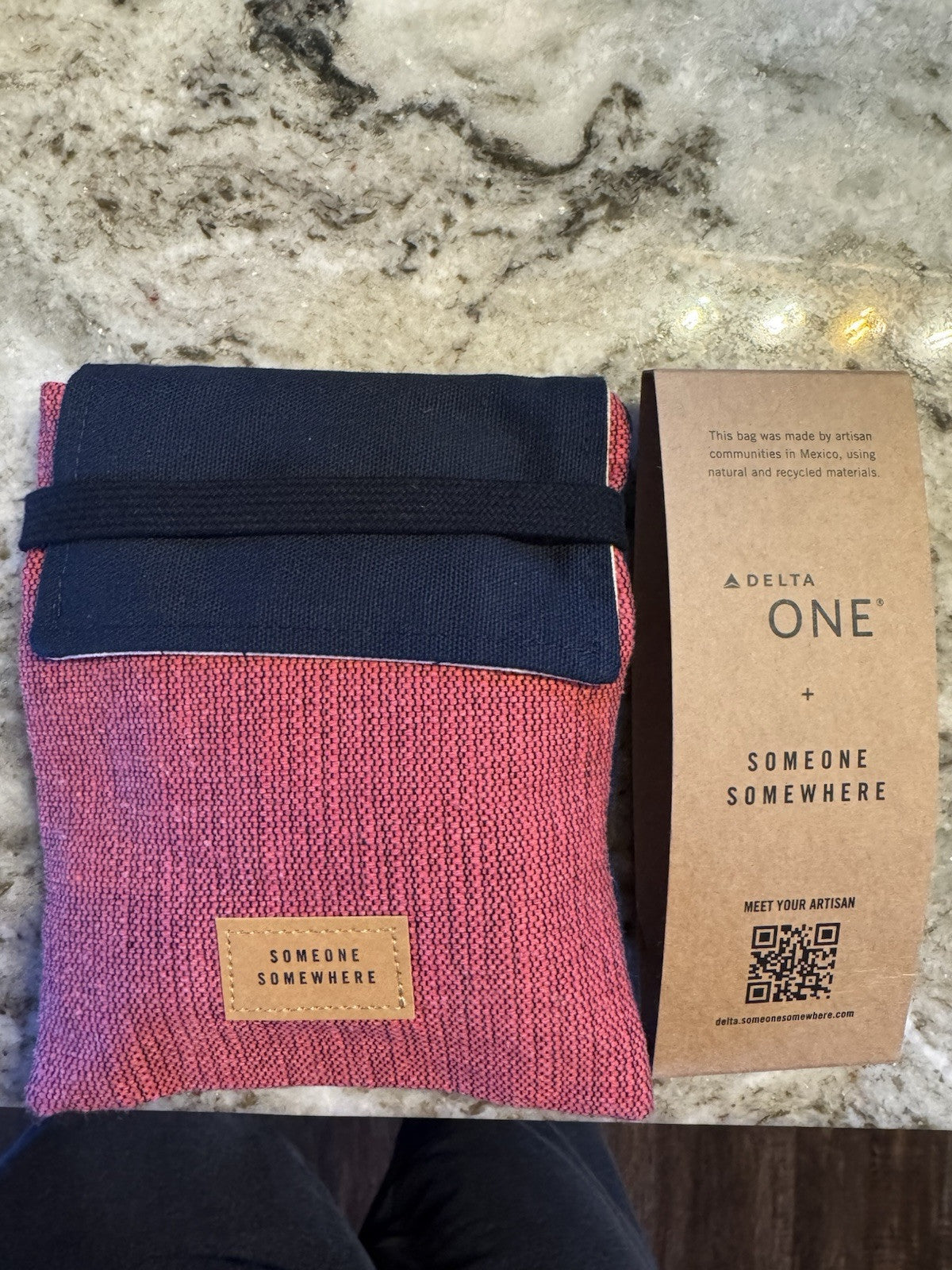 Delta Air Lines - Delta One Amenity Kit - Someone Somewhere - NEW
