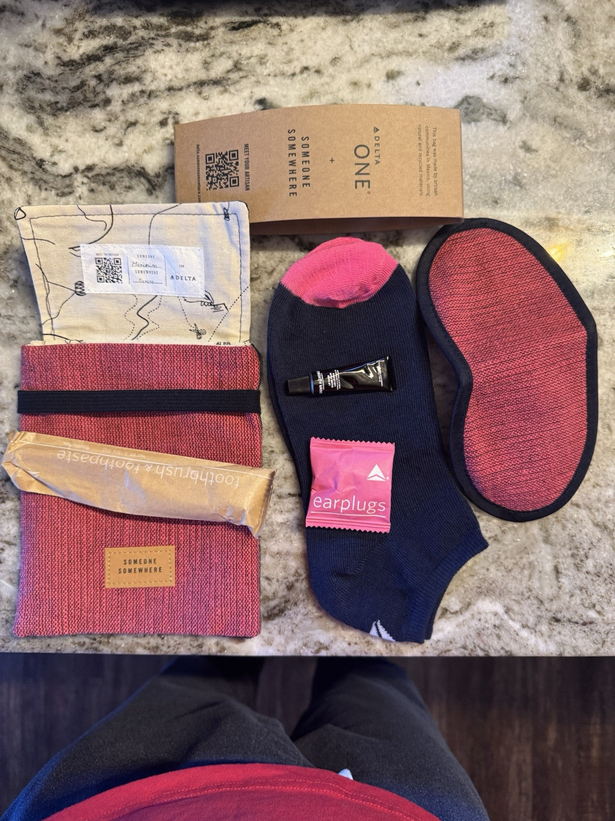 Delta Air Lines - Delta One Amenity Kit - Someone Somewhere - NEW