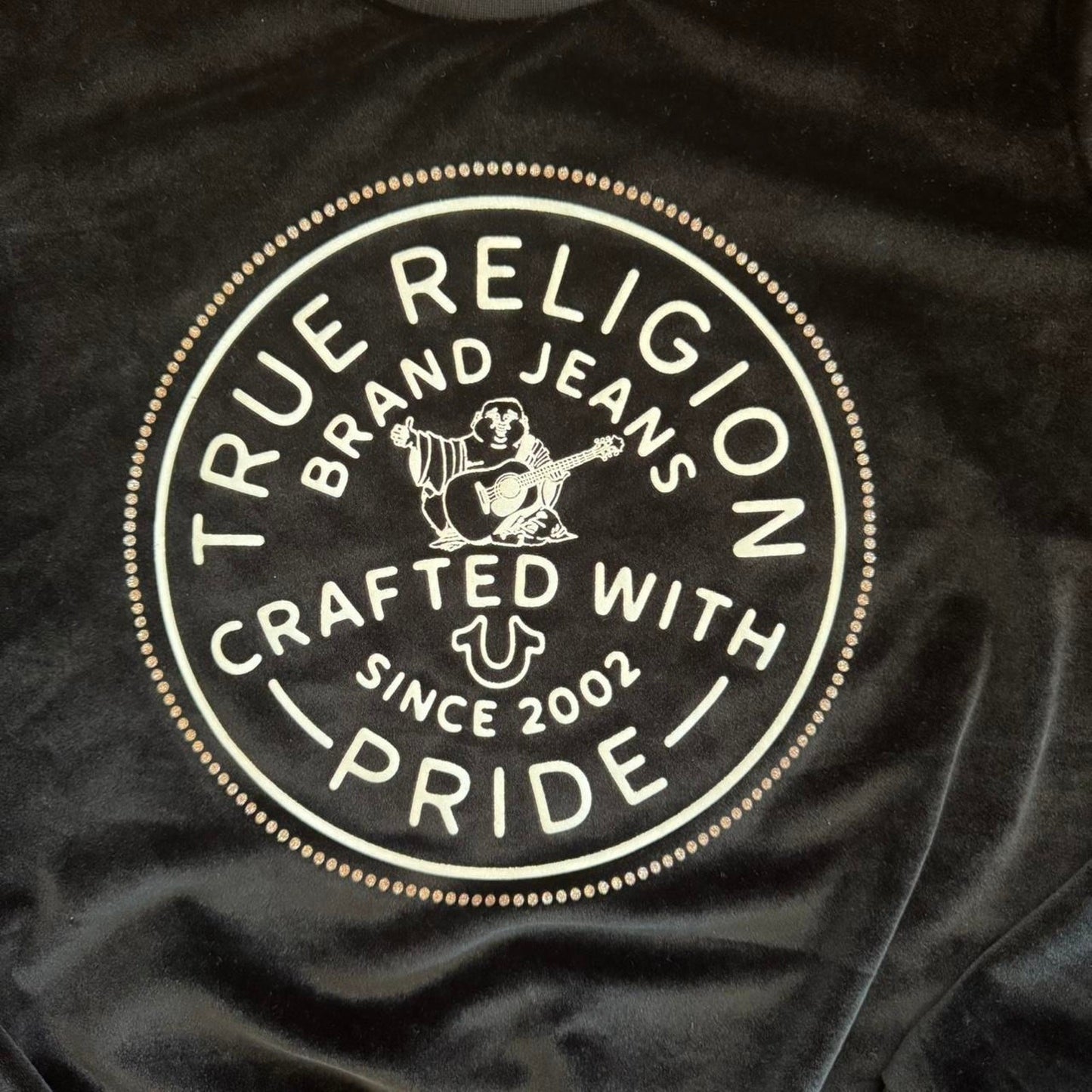 True religion velour crystal sweatshirt Medium High Quality