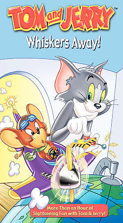 Vintage Tom and Jerry - Whiskers Away VHS- Support Vets With Every Purchase